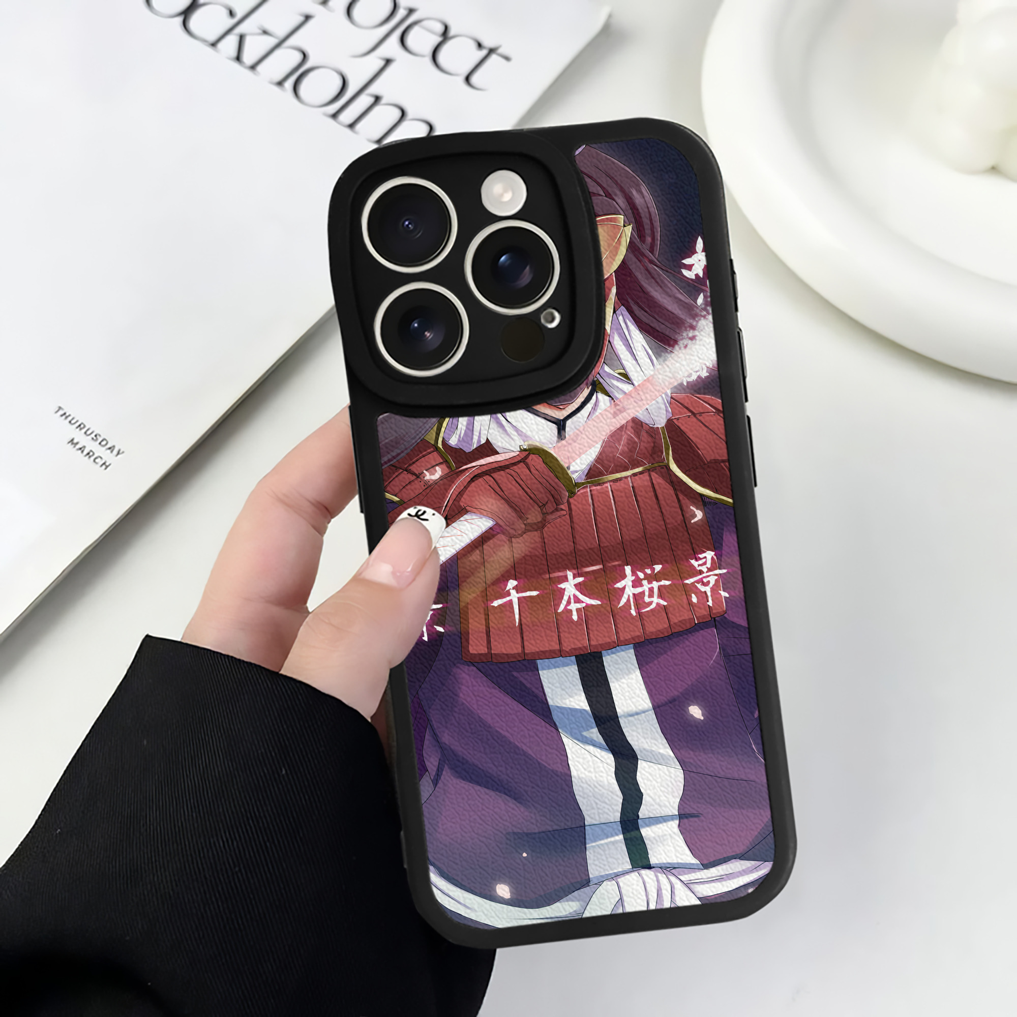 （画像用） ブリーチ BLEACH 【iPhone 16シリーズ対応】シリコンスマホケース（レザー調） 材質：シリコン